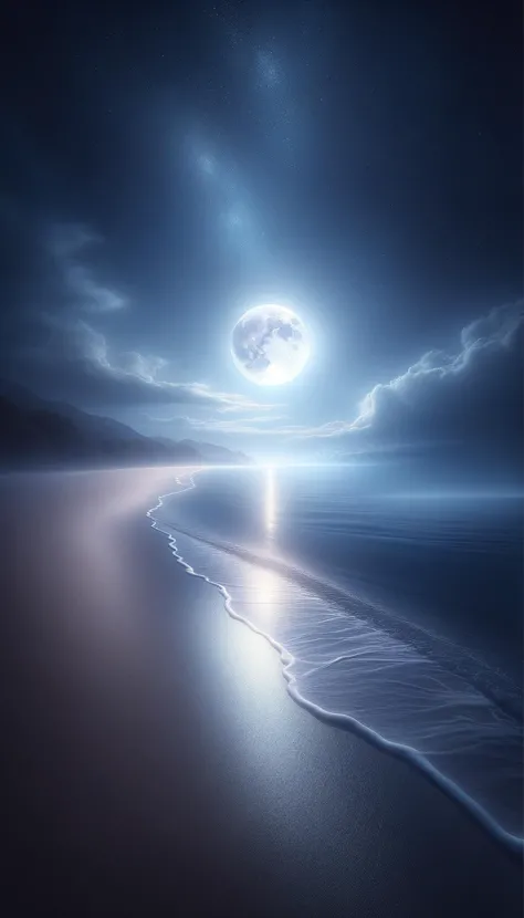 Moonlit Beach