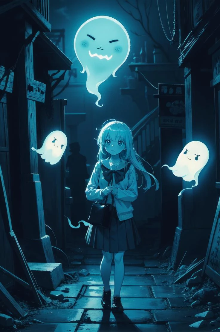 (detailed background:1.2), masterpiece, best quality,  exploring a (haunted theme park:1.1), BREAK 
haunted by cute chibi ghosts, cute, whimsical, glow, glowing, fun, silly, mystical, magical, arcane, funny, amusing, (intricate details:1.2)