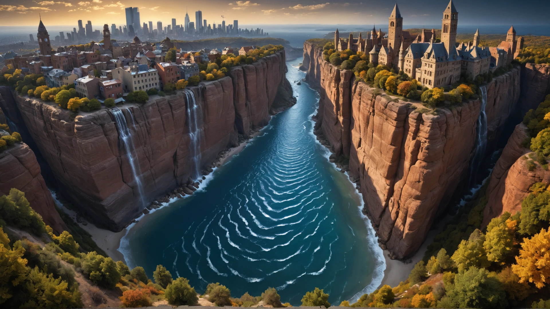 by Mike Campau and Rob Gonsalves and Patrice Murciano, hyperdetailed photography, landsacpe 