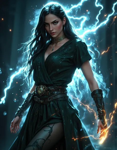 (In a dark fantasy world, a stunningly beautiful elf sorceress stands under the pale glow of the moonlight. Her long, black hair cascades down her back, contrasting with her fair, almost ethereal skin that glows faintly in the night. The moonlight casts a mysterious and enchanting aura around her, highlighting her sharp, elegant features and adding an air of mystique to her presence. The scene is hauntingly beautiful, with the shadows of the night enhancing the elfâs enigmatic allure, creating a mesmerizing and cinematic atmosphere.), <lora:ImageUpgraderV2:1>, detailmaximizer, <lora:yennefer_3000:0.45>, <lora:FantasyWizardWitchesFlux:0.45>,  <lora:last:0.7>,  <lora:Aura_Flux:0.65>,  <lora:FluxMythP0rtr4itStyle:0.8>, mythp0rt