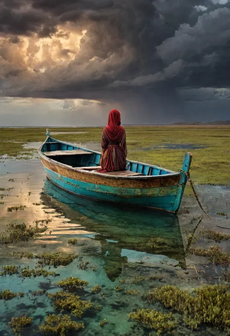 a beautiful boat, art by David Mould, Brooke Shaden, Ingrid Baars, Mordecai Ardon, Josh Adamski, Chris Friel
