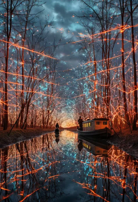 an intricate overland, art by josh adamski , bruce nauman, mordecai ardon, brandon woelfel, ben goossens