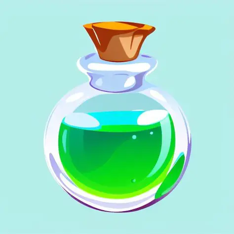game icon institute,game icon,The image is an Bottle, blue, still life, game icon, official art, well-structured, HD, 2d, game item icon, future style, (white background). <lora:eacar:0.5>