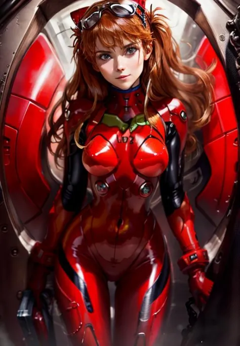 <lora:als:0.8>, alsps, 1girl, solo, smirk, Asuka-Langley, (acclaimed, alluring, captivating, exciting, gorgeous, striking:1.3)