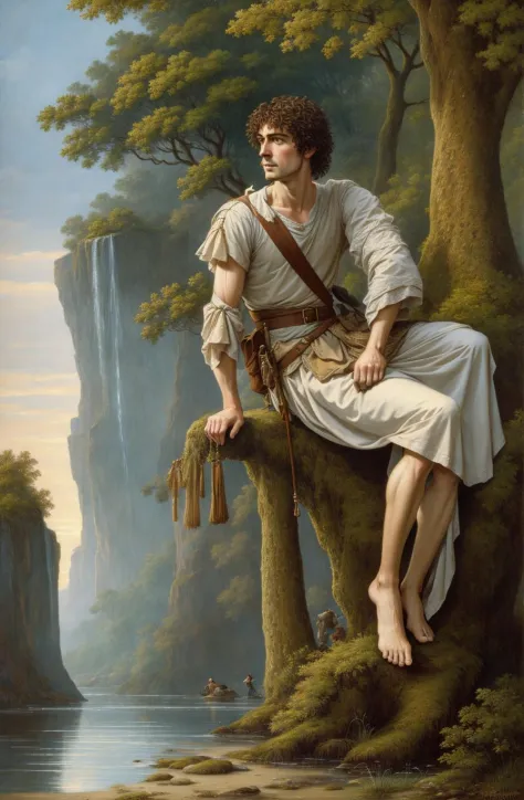 close up of {1 woman|1 man} {old|young|middle aged|handsome|attractive}, of {irish|scottish|english|ukrainian|hungarian|japanese|icelandic} descent, {knight|ranger|paladin|barbarian|bard|druid|rogue|fighter|monk|wizard|warlock} {sitting on the cliff|leaning against a tree|walking in the forest|sitting by a river|walking through a fantasy village}, {a moonlit night|during the day|at sunrise|at sunset}, beautiful face, beautiful sky,
(oil painting), classical art:0.4, detailed, intricate, (fantasy art), muted color:0.25, best quality, good anatomy, good composition, good proportions, good design, dynamic pose, good pose, realistic sky, realistic backgrounds, (cinematic),
(highest quality, award winning, masterpiece:1.3), (art by Arthur Rackham:0.5), (((natural colors))), (photorealistic:1.4), ((empty hands, holding nothing)),
<lora:add_detail:0.6>