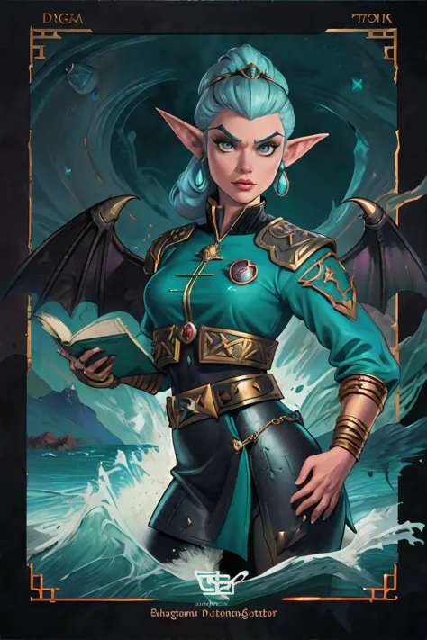 <lora:advanceddandd-wolfsystems:0.8>, advdnd2023, book cover, novel illustration, advanced dungeons and dragons, elf woman, Summoner, Regal pompadour with side part hairstyle, wearing A cropped bomber jacket with metallic detailing, Turbulent Seascape || <lora:advanceddandd-wolfsystems:0.2>, advdnd2023, illustration, advanced dungeons and dragons, person, skin, hair, clothing, masterpiece, 8k, high resolution, shallow depth of field, sharp focus