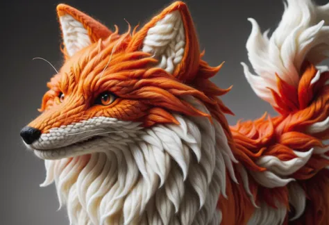 hyper detailed masterpiece, dynamic, awesome quality,zwuul, male  kitsune, mythical creature, japanese folklore, intelligent, hu...