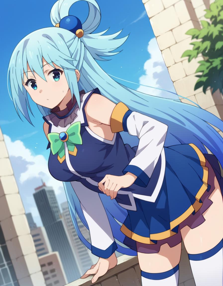 Score_9, score_8_up, score_7_up, source_anime, konosubaaqua, aqua - SeaArt  AI