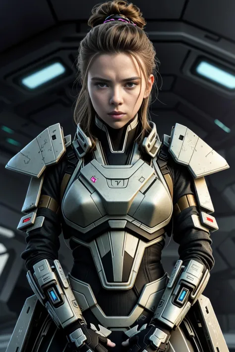 1girl em uma nave espacial futurista, cabelo longo, epic apex legends arte conceitual, trending over at estação de arte, (Simetria:1.21) (retrato de Scarlett Johansson em um traje anti-risco:1.1) Horizon Zero Dawn Peças de Máquina Incorporadas, Intrincado, elegante, Altamente detalhado, pintura digital, estação de arte, arte conceitual, suave, foco nitído, ilustração, arte de artgerm e greg rutkowski e alphonse mucha, linda jovem deusa samurai ciberpunk japonesa mulher rosto inteiro biquíni retrato em 