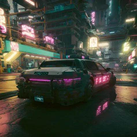 Cyberpunk 2077 Police Car (Cortes V6000 NCPD Overlord)