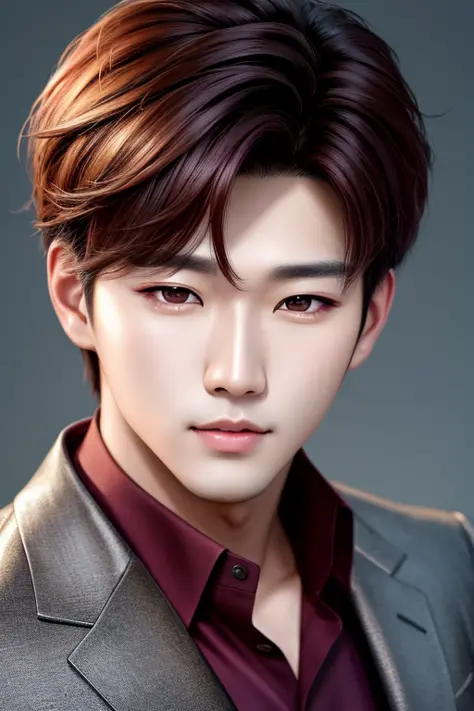 a hansome kpop man closeup, (masterpiece), (portrait), (raw photo), (extremely detailed CG unity 8k wallpaper) Intricate, Sharp focus, dramatic, photorealistic  art