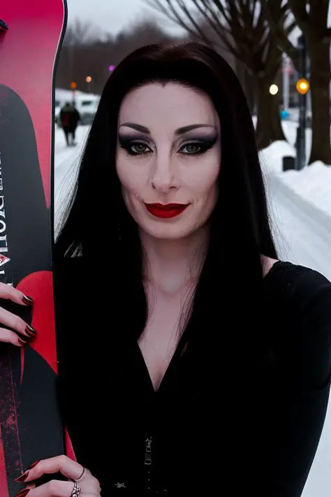 Morticia Addams (The Addams Family (1991 film)) / Anjelica Huston