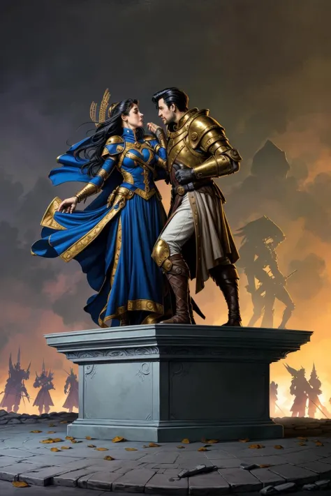 [ A stunning | An Astonishing | A marvelous | An Intricate ] 
[Donato Giancola's | Juan Gimenez's ]
[ artwork | masterpiece | painting ]
with ( [ a beautiful  ( couple ) of  | ( 2  ) beautiful  ] lovers )
[ kissing ( each other ) | interacting with ( each other ) | posing with ( each other )] 
on top of a pedestal 
in  the middle of an empty photobooth stage
, a medieval  fantasy  era in low-tech sci-fi CCDSF artstyle
by [Greg Staples | Boris Vallejo | Greg And Tim Hildebrandt ] 
,  ( clear and readable tangents )
full of negative space 
, exquisite 3D solid drawing volumetry 
enhancing  perspective ( depth )