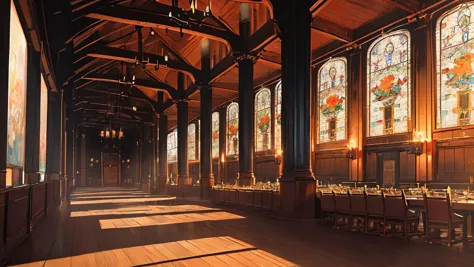 Feast Hall of Kings and Jarls: A grand hall where echoes of legendary feasts still resonate in the rafters. Long, oak tables str...