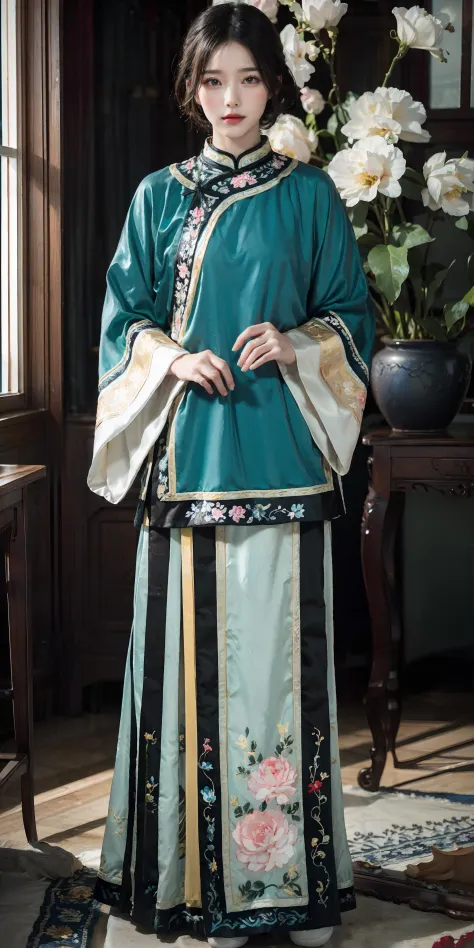 Han Chinese Women's Clothing in Qing Dynasty 中晚清汉女装