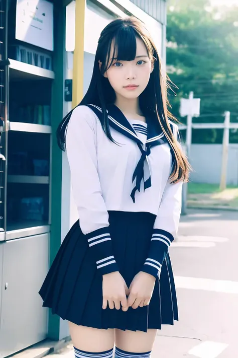 a close up of a woman in a uniform posing for a picture