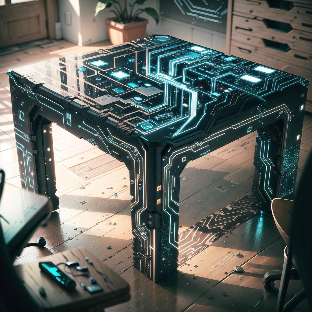 CircuitBoardAI Square table