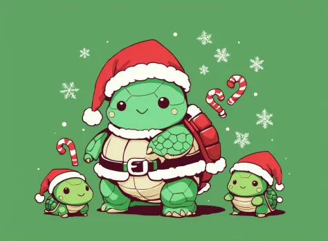 Santa Turtle Overlords XL