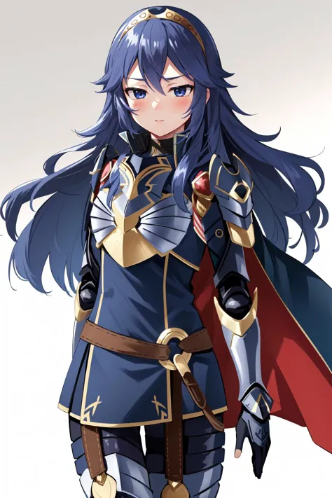 (masterpiece, best quality),  intricate details,
1girl,   <lora:lucina-nvwls-v1:0.8>  brvLucy, tiara, cape, full armor, breastpl...