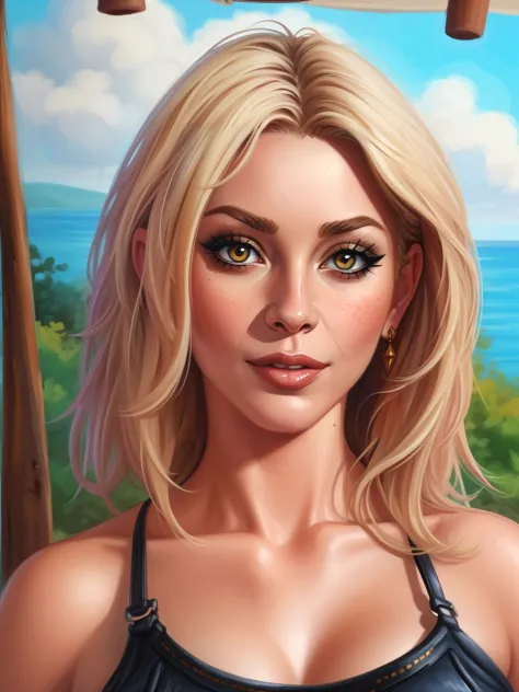 [Julianne Hough | Kagney Linn Karter] , (traditional media:1.1), (painting:1.1), (digital painting:1.1), detailed face and eyes ...