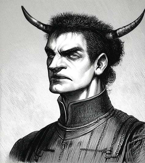 score_9, score_8_up, score_7_up, score_6_up, score_5_up, score_4_up, rating_safe,art by llbreton,monochrome,greyscale, portrait of guts \(berserk\) preparing to berserk,<lora:LLBretonPony:1>