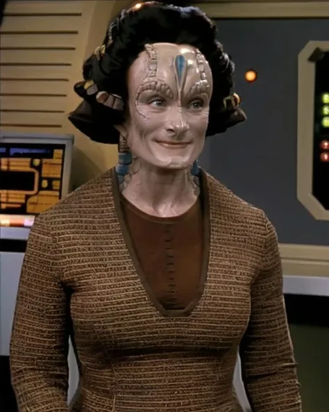 cardassian, male, marritza:1.1, grey skin, greying black slicked back ...