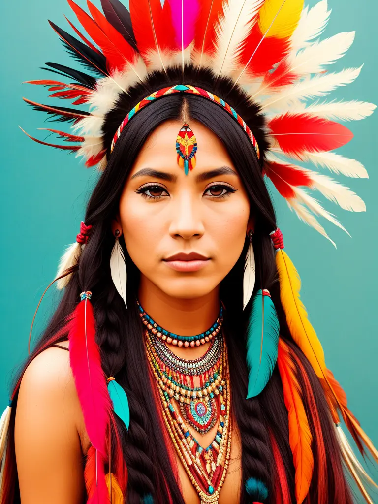 Native American beatuy, woman, - SeaArt AI