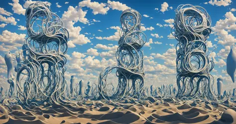 humanity, (surrealism:1.3), infinity, loop