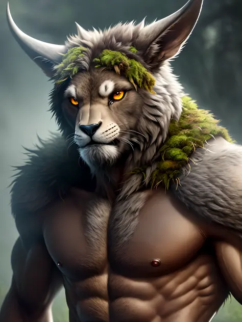 art, minotaur boxing, Greek mythology, monster, horror, creepy, muscle, (stone walls covered with moss), madness,
animal grin, fur, 
trending on ArtStation, trending on CGSociety, Intricate, High Detail, Sharp focus, dramatic, photorealistic painting art by midjourney and greg rutkowski, bokeh on background
(skin texture), intricately detailed, fine details, hyperdetailed, raytracing, subsurface scattering, diffused soft lighting, shallow depth of field, by (Oliver Wetter)