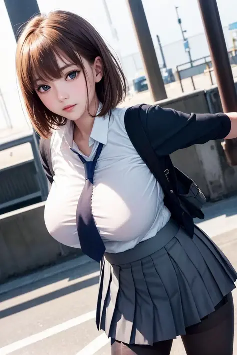 8k, best quality, real picture, intricate details, ultra-detailed, ultra highres, depth field,(photorealistic,realistic:1.2),masterpiece, <lora:add_detail:0.3>,
0.25 :: close-up , angled shot from the side , dynamic angle ,
1girl, ai_chan, <lora:Ai_chan_ta...