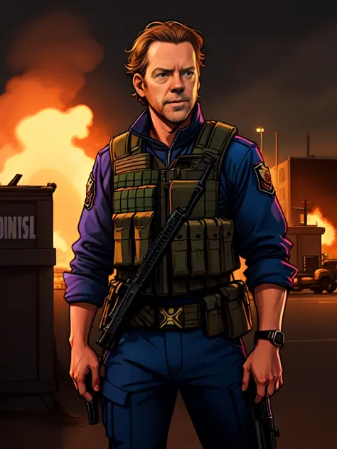 Kieffer Sutherland has 24 hours to save the world from terrorists,