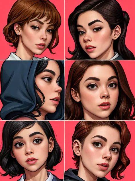 ((SFW)), agregar_detalle, obra maestra, Tatiana Maslany and her 4 clones,