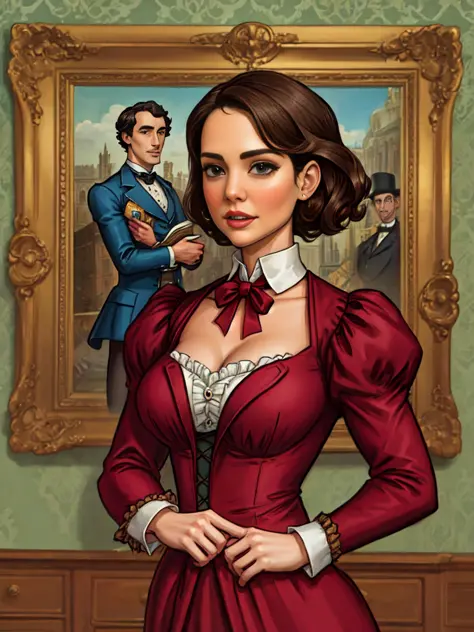 agregar_detalle, obra maestra, Katie Holmes como Sherlock Holmes, la detective victoriana,