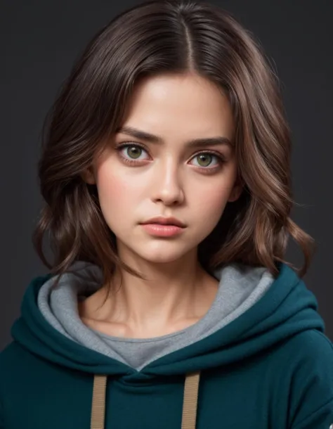 large format photo of (European 1girl:1.3), (fit:1.3), (blue|green|brown eyes), (a simple dark background, minimalism background interior:1.5), (industrial interior:1.5), concrete walls, extremely detailed, intricate detail, (neon lighting:1.3), swollen eyes, full eyelashes,