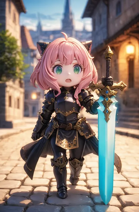 amazing quality, masterpiece, best quality, hyper detailed, ultra detailed, UHD, HDR, DOF, depth of field,
female knight, ornate...