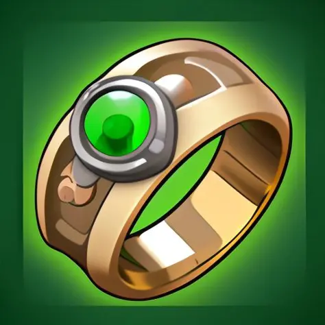 gufengwupin,ring,green,simple  background<lora:2dhx_gufengwupin_v1.0:1>