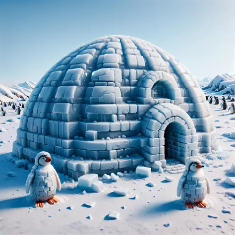 ais-brickz  ais- icebaby igloo, in the ais-icebaby tundra, ais-icebaby penguins in background <lora:Bricks_Style_SDXL:0.8> <lora:Ice_Style_SDXL:1>