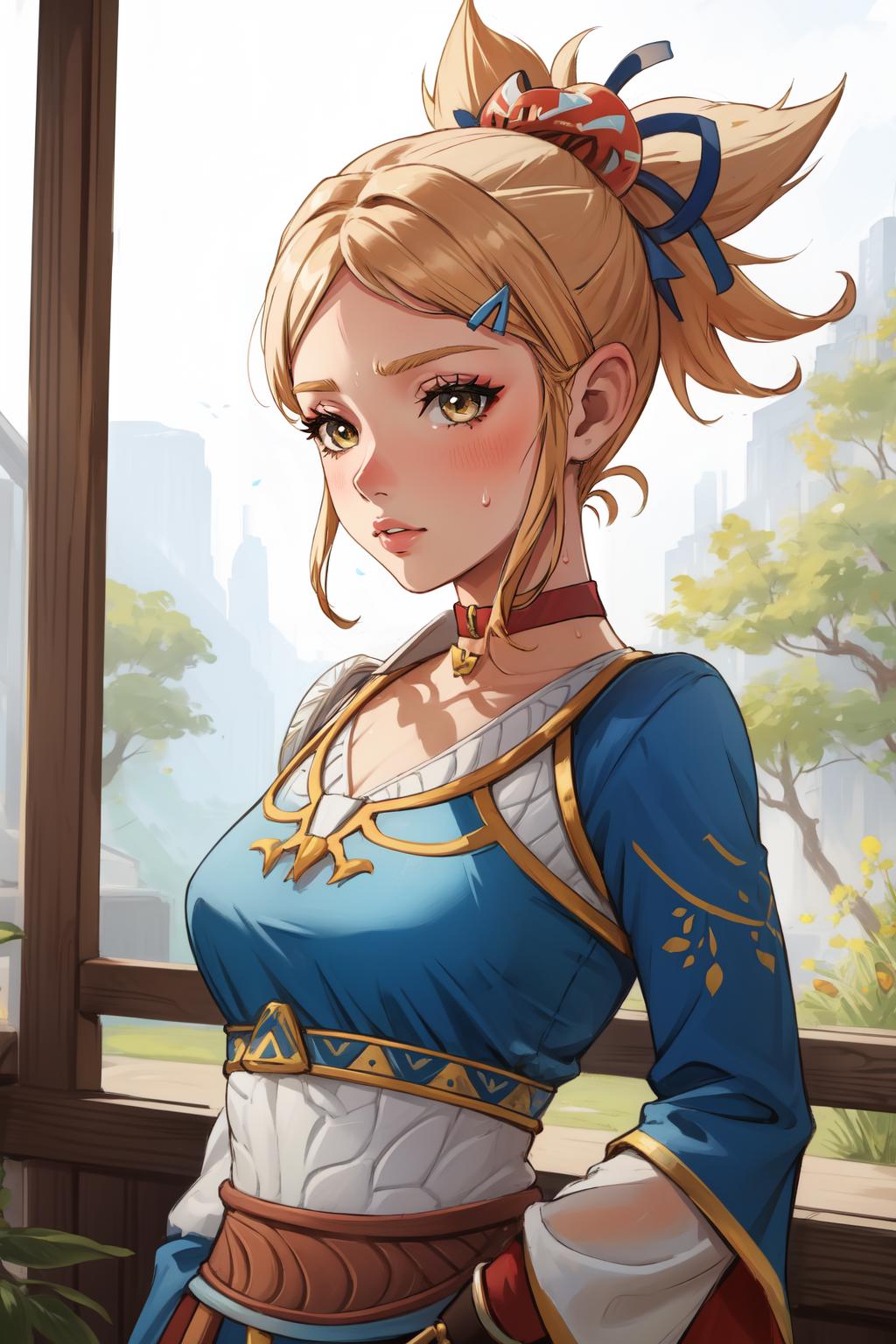 Zelda Costume (Breath of the Wild) (WIP, see description) - SeaArt AI Model