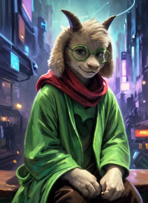 a close up of a person wearing a cat mask and a green coat