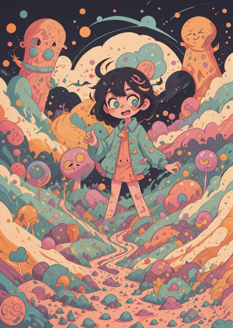 <lora:Candyland-10:1> candyland, full background, clouds, jelly beans, cute, open mouth, <lora:COOLKIDS_MERGE_V2.5:.7> <lora:doo...