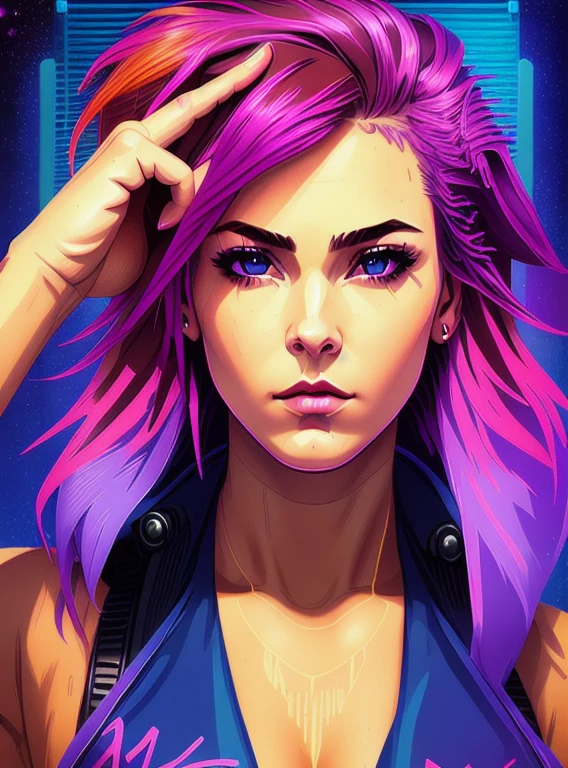 ((synthwave)), ((swpunk)),  nsfw,

(((faux traditional media))), (masterpiece:1.6), (best quality:1.5), ((1girl)), ((solo_girl)), ((female_solo)), (front_view), (upper_body:1.4), eyeliner, detailed_face, (arm + hand + 1_thumb), (Five_fingers_each), Perfect_hands, extremely_detailed_hands, (brown_hair:1.1), (short_hair:1.1), (undercut:1.1), (black_eyes:1.1), (blank_stare:1.1), (plump:1.1), (naked_towel:1.1), (bathroom), (wet_hair), (sweat),
