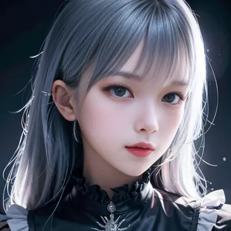 (masterpiece),(best quality:1.0), (ultra highres:1.0), detailed illustration, portrait, detailed, girls, detailed frilled clothes, detailed beautiful skin, face focus, <lora:koreanDollLikeness_v10:0.6>, <lora:chilloutmix_NiPrunedFp32Fix:1>, <lora:arknights...