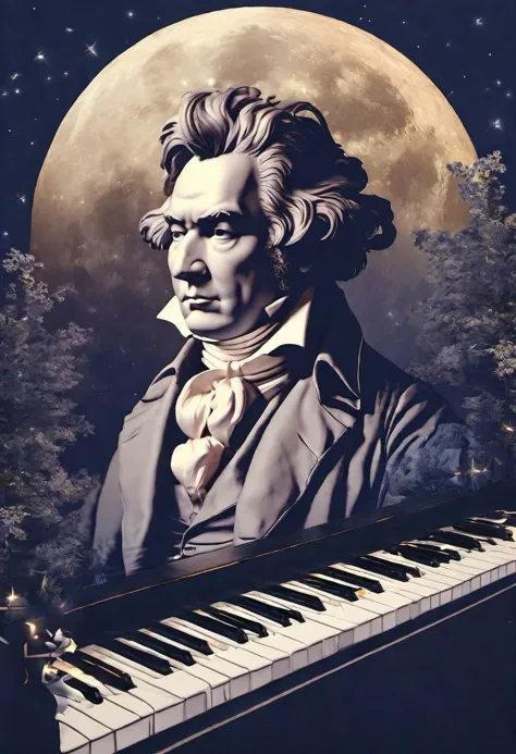 Beethoven performing Moonlight Sonata song in the biggest festival in 2023