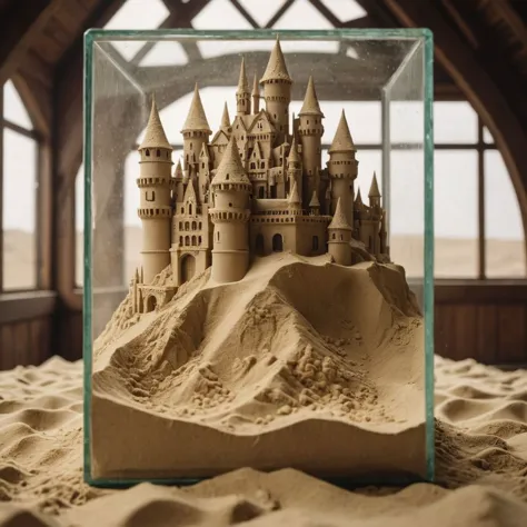 a castle of sand in a house of glass<lora:badquality_v02:0.8> badquality, low quality