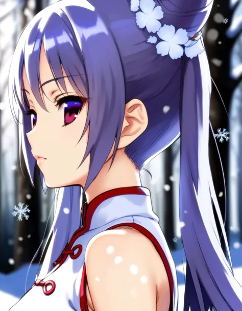 score_9, score_8_up, score_7_up, score_6_up, score_5_up, score_4_up, source anime break 1girl, solo, chibi, warm, snow, qing dyn...