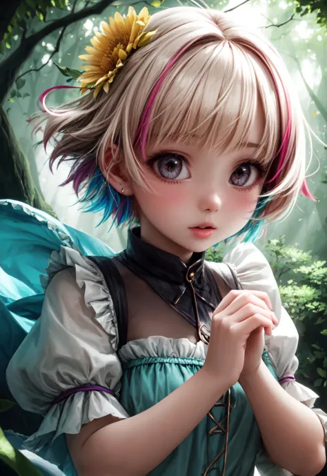 girl in a forest with floating flowers, river, puffy, puffy cheeks, cute,
vibrant colors, colorful art style, 
soft lighting, soft shadows, detailed textures, dynamic lighting,  
nice hands, perfect hands, 
<lyco:GoodHands-beta2:1.0> 
<lora:add_detail:1>