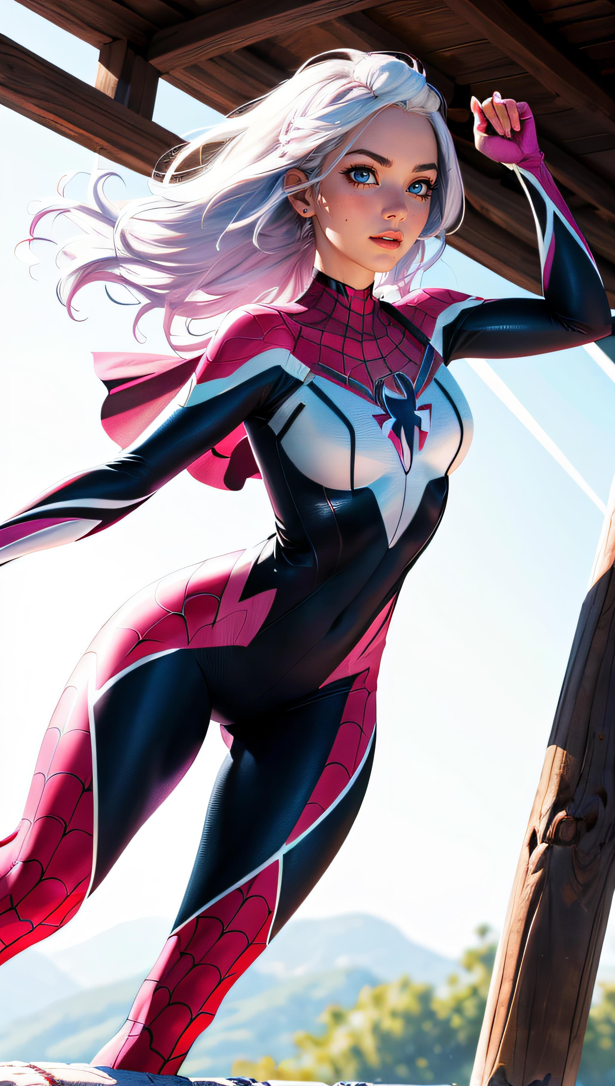 Spider Gwen sexy - SeaArt AI