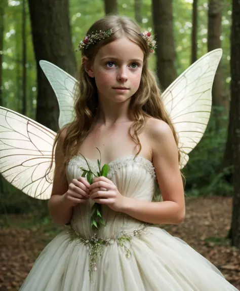 fairy, ((realism)), extremely high quality RAW photograph, ultra detailed photograph, sharp focus, high resolution, (detailed sk...