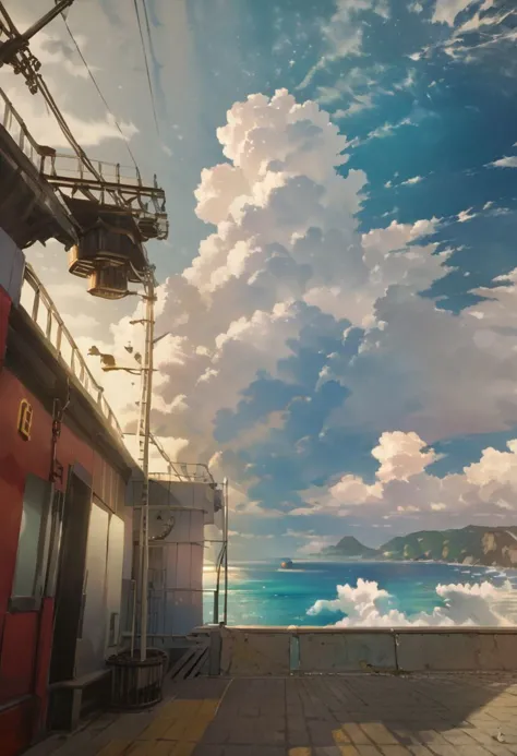 score_9,score_8_up,score_7_up,score_6_up,source_anime, <lora:Worldly_XL:1.40> <lora:epic_anime_scenery_v0_1:0.4>
(low horizon, open sea, clear sky:1.7), pavement, evening light
1girl, solo, long legs, walking in port, expressionless,
izayoi sakuya, <lora:izayoi_sakuya_image4179_2023-12-11-000007:1.25> casual clothes, black left thigh strap, black thighhighs, twin braids, blue eyes, silver hair, green bows, green bowtie, flat chest, small breasts, hair between eyes,  shoes, delicate strappy heels, pocket watch, black garter straps, 
<lora:loraeyesxl:0.50>
zPDXL, zPDXL-neg
<lora:StS_detail_slider_v1:4>