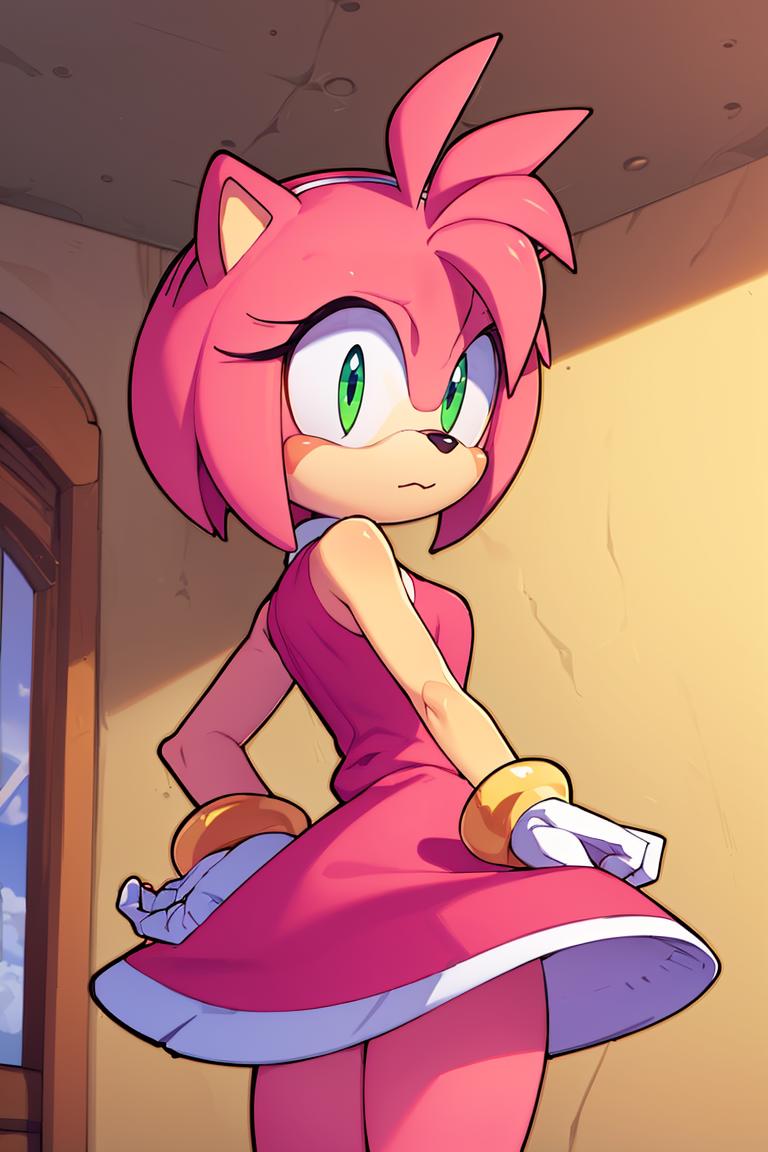 Amy Rose - Sonic - SeaArt AI Model